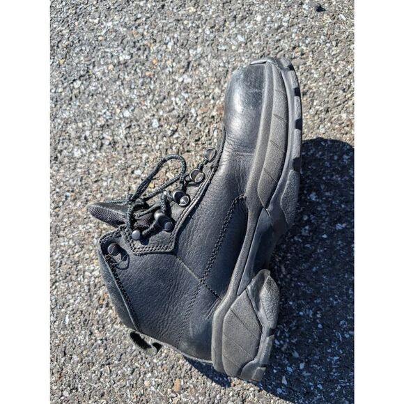 RED WING BLACK LEATHER STEEL TOE LACE UP 2380 ANKLE WORK BOOTS SIZE 7 D main image 9